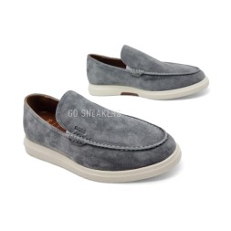 Hugo Boss Loafers Suede Light Grey