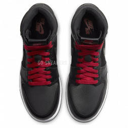 Nike Air Jordan 1 Retro High Black Satin Gym Red