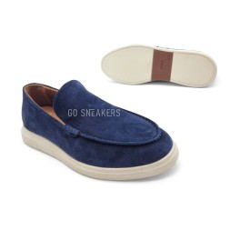 Hugo Boss Loafers Suede Navy
