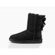 Женские угги с бантиками Bailey Bow II Black