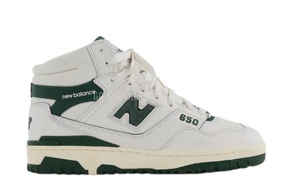 Женские кроссовки Aimé Leon Dore x New Balance 650 White/Green