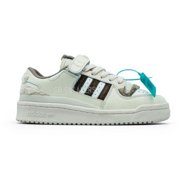 Унисекс кроссовки Adidas Forum Low White/Brown