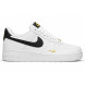 Женские кроссовки Nike Air Force 1 White Black Swoosh