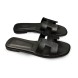 Женские шлепанцы Hermes Flip-flop Black