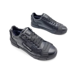 Dolce & Gabbana Man Winter Leather Black