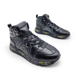 Premiata Leather High Man Winter Black