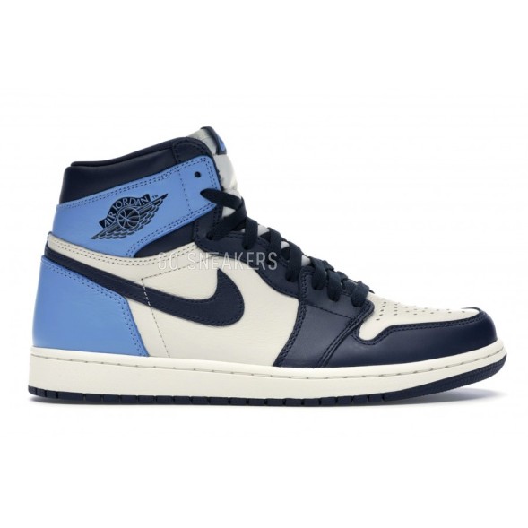 Женские кроссовки Nike Air Jordan 1 Retro High OG Obsidian