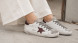 Женские кеды Golden Goose Super-Star White Leather Grey Suede