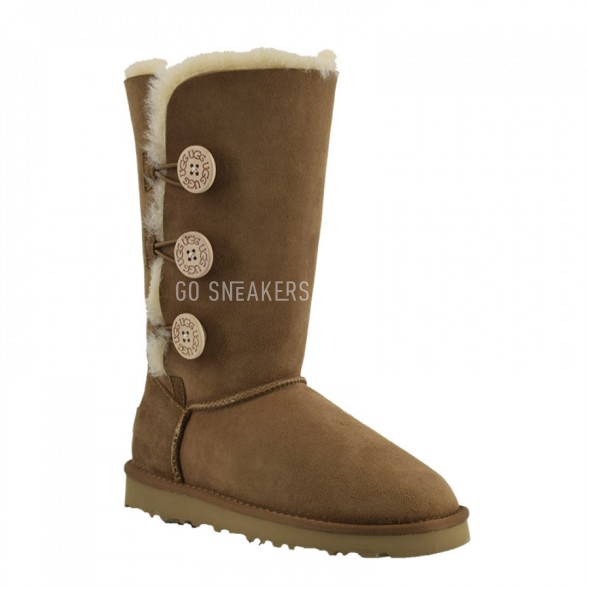 Женские высокие угги с пуговицами Tall Bailey Button Triplet II Chestnut