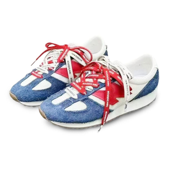 Женские кроссовки New Balance 327 White/Blue/Red