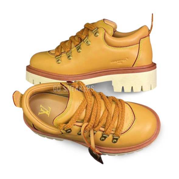 Женские ботинки Louis Vuitton Laureate Platform Derby Sneakers Brown