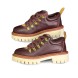 Женские ботинки Louis Vuitton Laureate Platform Derby Sneakers Burgundy