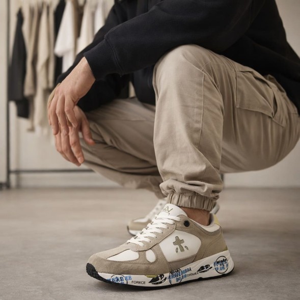 Мужские кроссовки Premiata Mase Beige