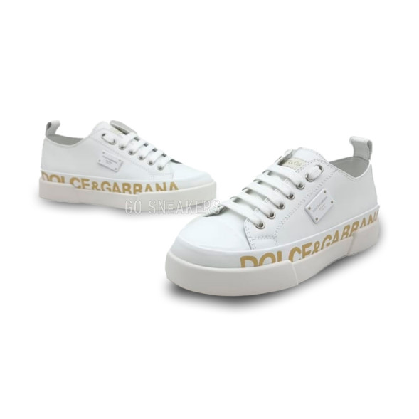 Женские кроссовки Dolce Gabbana Portofino Light White