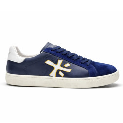 Premiata Sneakers Leather/Suede Navy/Grey