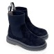 Женские челси Brunello Cucinelli Suede Chelsea Boot Black