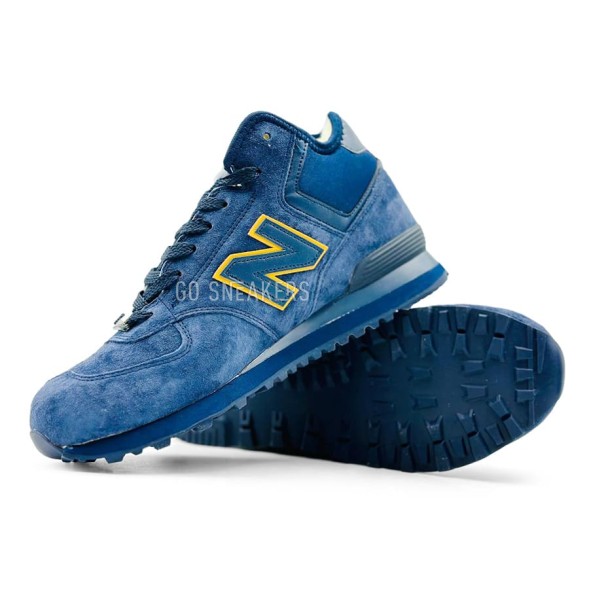 Мужские зимние кроссовки New Balance High Winter Man Suede Navy