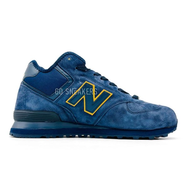 Мужские зимние кроссовки New Balance High Winter Man Suede Navy