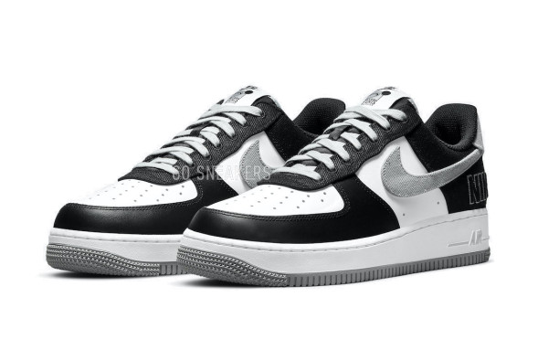 Унисекс кроссовки Nike Air Force Nike 1 Low 07 EMB Raiders Black White