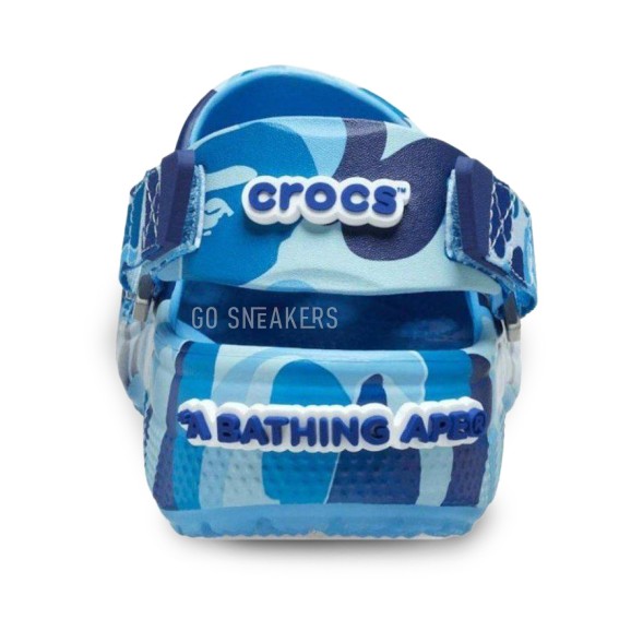 Унисекс сандалии Crocs Classic Clog A Bathing Ape Camo Blue
