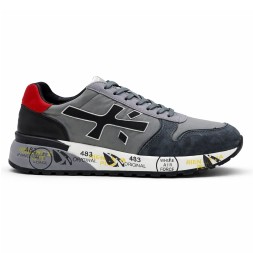 Premiata 483 Textile/Suede Light Grey