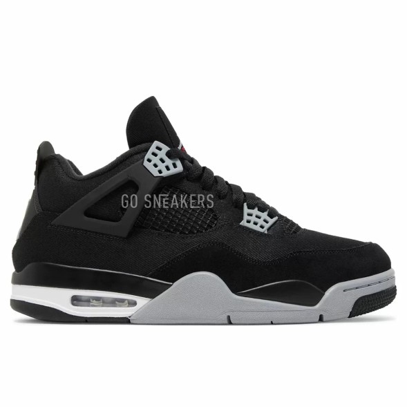 Унисекс кроссовки Nike Air Jordan 4 Retro SE Black Canvas