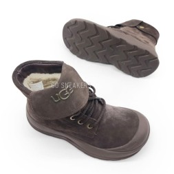 Ugg Cute Design Series Short Martin Boot Women's Chocolate