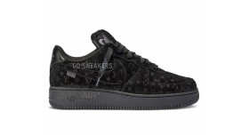 Louis Vuitton X Nike Air Force 1 Low Triple Black