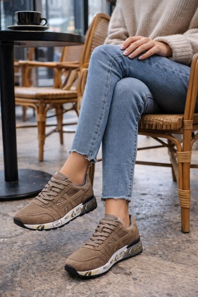 Унисекс кроссовки Premiata Suede Air Brown