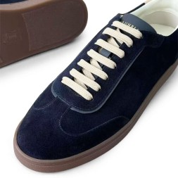 Brunello Cucinelli Suede Sneakers Navy
