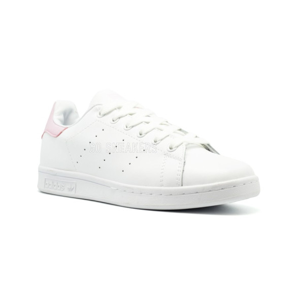 Женские кроссовки Adidas Stan Smith White-Pink