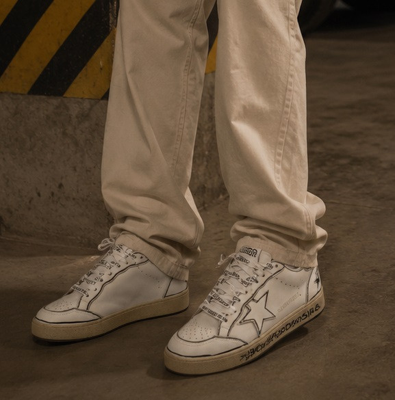 Мужские кеды Golden Goose Ballstar White #Beyondesire