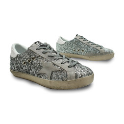 Golden Goose Superstar Glitter Grey