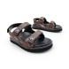 Мужские босоножки Louis Vuitton Leather Sandals Brown