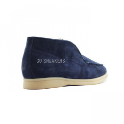 Loro Piana Open Walk Navy Suede