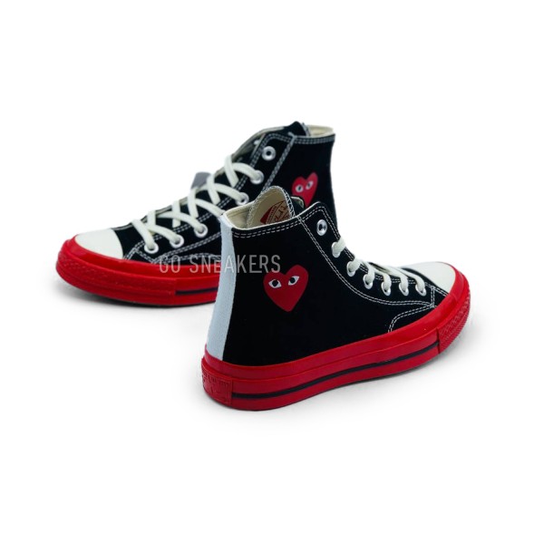 Женские кеды Converse X Comme Des Garcons Play Black